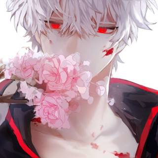 Pink boy anime wallpaper