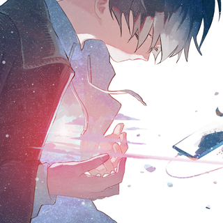 Pink boy anime wallpaper