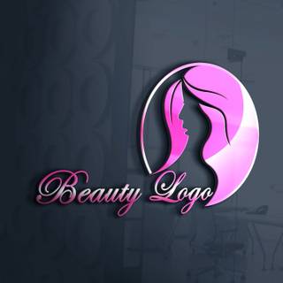Beauty parlor logo wallpaper