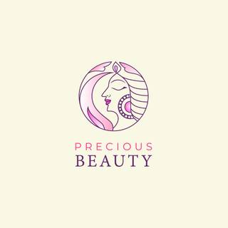 Beauty parlor logo wallpaper