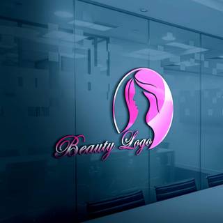 Beauty parlor logo wallpaper