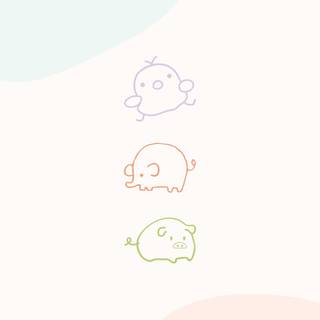 Phone doodle wallpaper