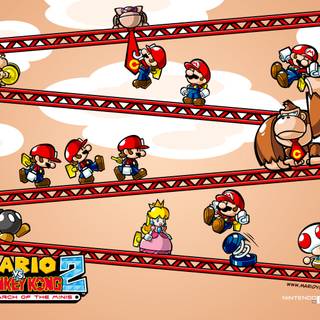 Mario vs. Donkey Kong wallpaper