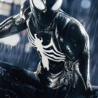 Dark Spider-Man 4k phone wallpaper