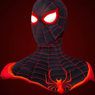 Dark Spider-Man 4k phone wallpaper