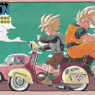 DBZ retro wallpaper