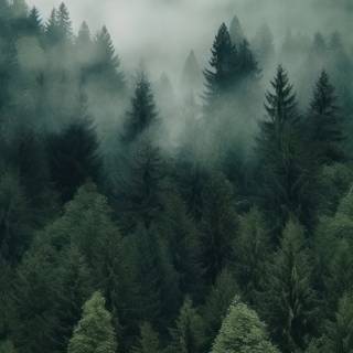 Aesthetic fog wallpaper