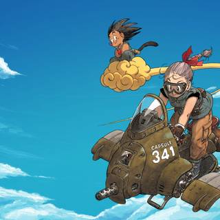 Dragon Ball retro wallpaper