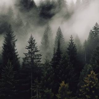 Aesthetic fog wallpaper