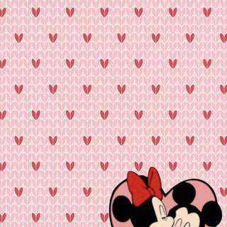Mickey and Minnie Mouse Valentine's Day wallpaper