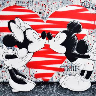 Mickey and Minnie Mouse Valentine's Day wallpaper