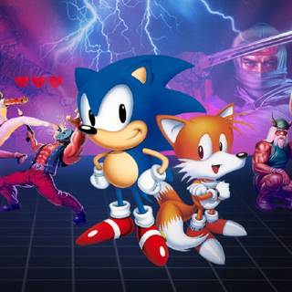Sega Genesis characters wallpaper