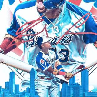 Drippy baseball wallpaper