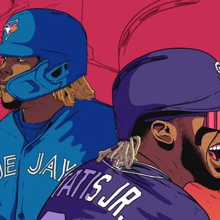 Drippy baseball wallpaper