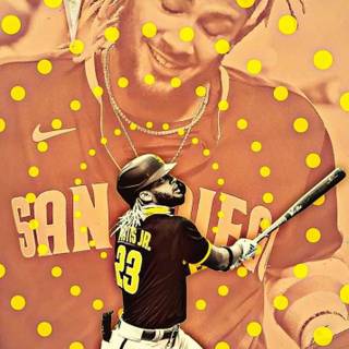 Drippy baseball wallpaper