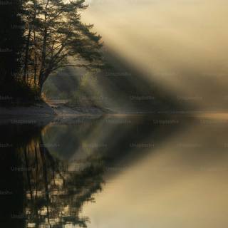 Tree shadow wallpaper