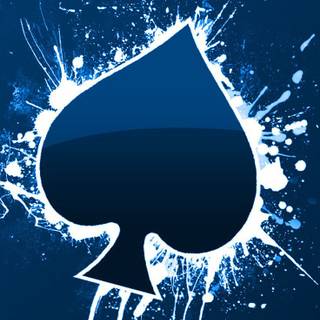 Blue graffiti wallpaper