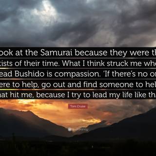 Samurai quotes wallpaper