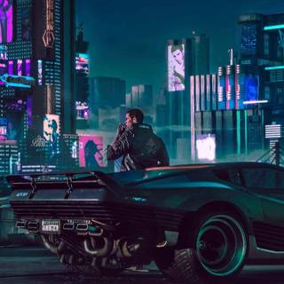 Ultrawide car wallpaper