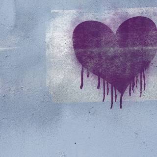 Blue graffiti wallpaper