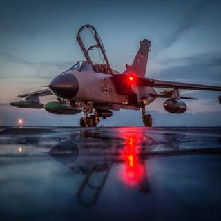 Tornado jet wallpaper