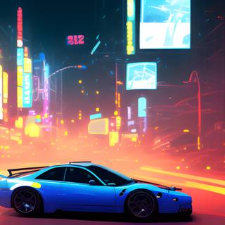 Ultrawide car wallpaper