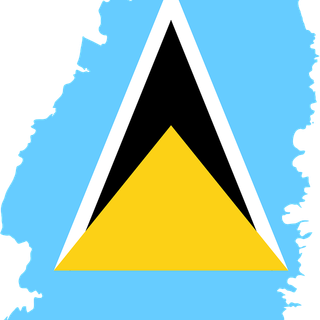 St Lucia flag wallpaper