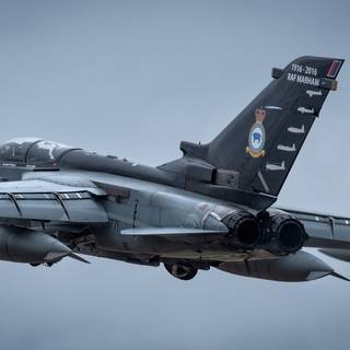Tornado jet wallpaper