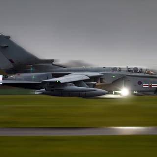 Tornado jet wallpaper