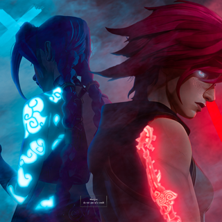 Jinx 4k Arcane season 2 wallpaper