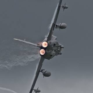 Tornado jet wallpaper