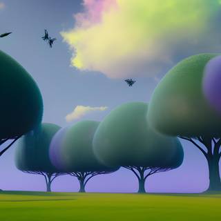 Tree shadow wallpaper