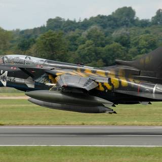 Tornado jet wallpaper