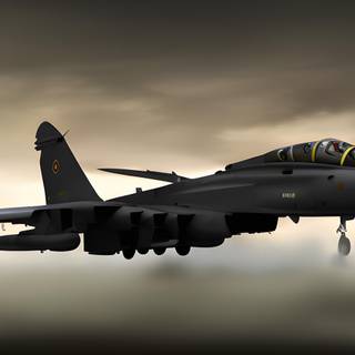 Tornado jet wallpaper