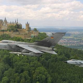 Tornado jet wallpaper