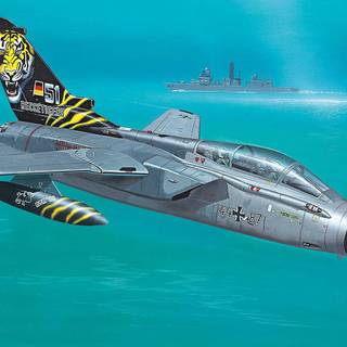 Tornado jet wallpaper