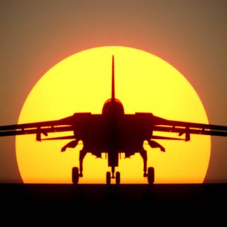 Tornado jet wallpaper