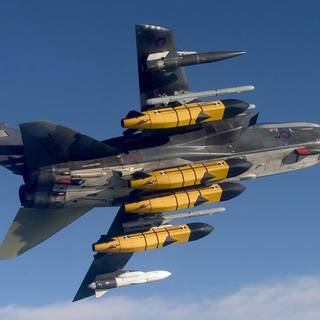 Tornado jet wallpaper