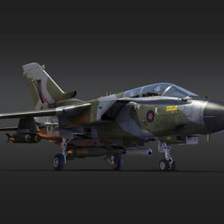Tornado jet wallpaper