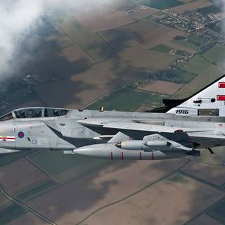 Tornado jet wallpaper