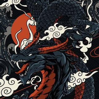 HD iPhone dragon wallpaper