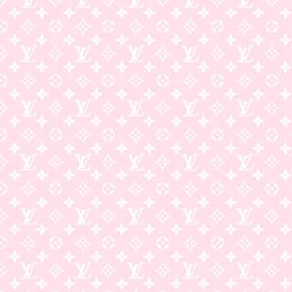Pink LV computer wallpaper