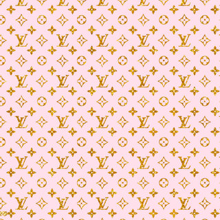 Pink LV computer wallpaper