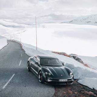 Porsche Taycan Turbo S iPhone wallpaper