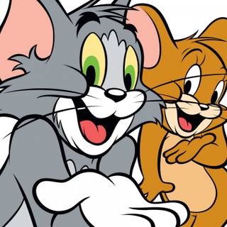 Tom and Jerry fight wallpaper
