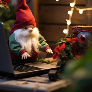 Computer cute gnome wallpaper