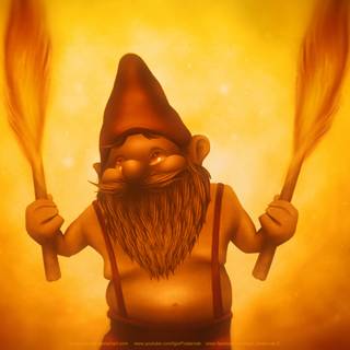 Computer cute gnome wallpaper