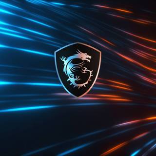 MSI blue wallpaper