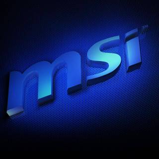 MSI blue wallpaper