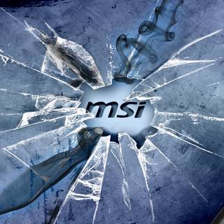 MSI blue wallpaper